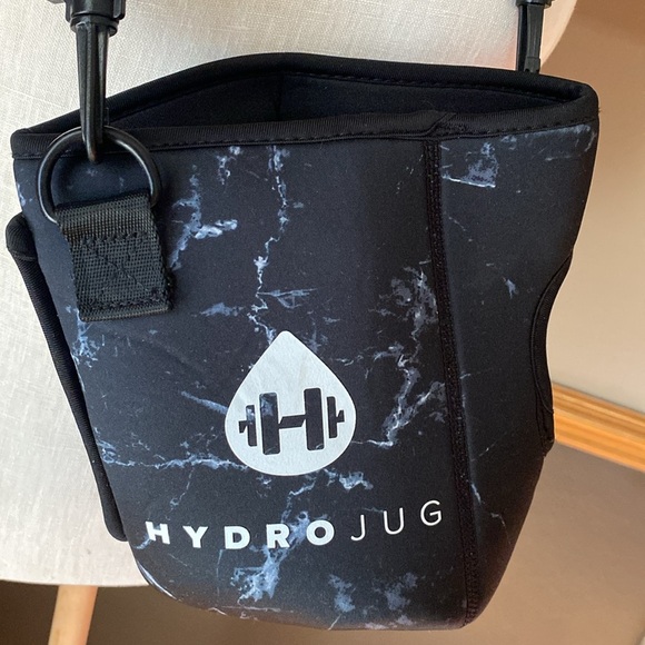 Hydro jug black & white marble sleeve cozie - Picture 5 of 7